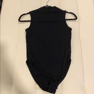 High neck bodysuit
